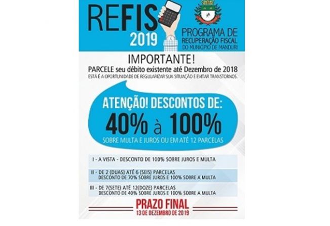 RECUPERAÇÃO FISCAL - REFIS